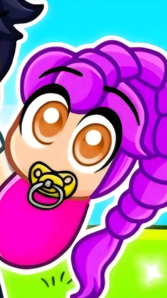 ai character: baby twin background