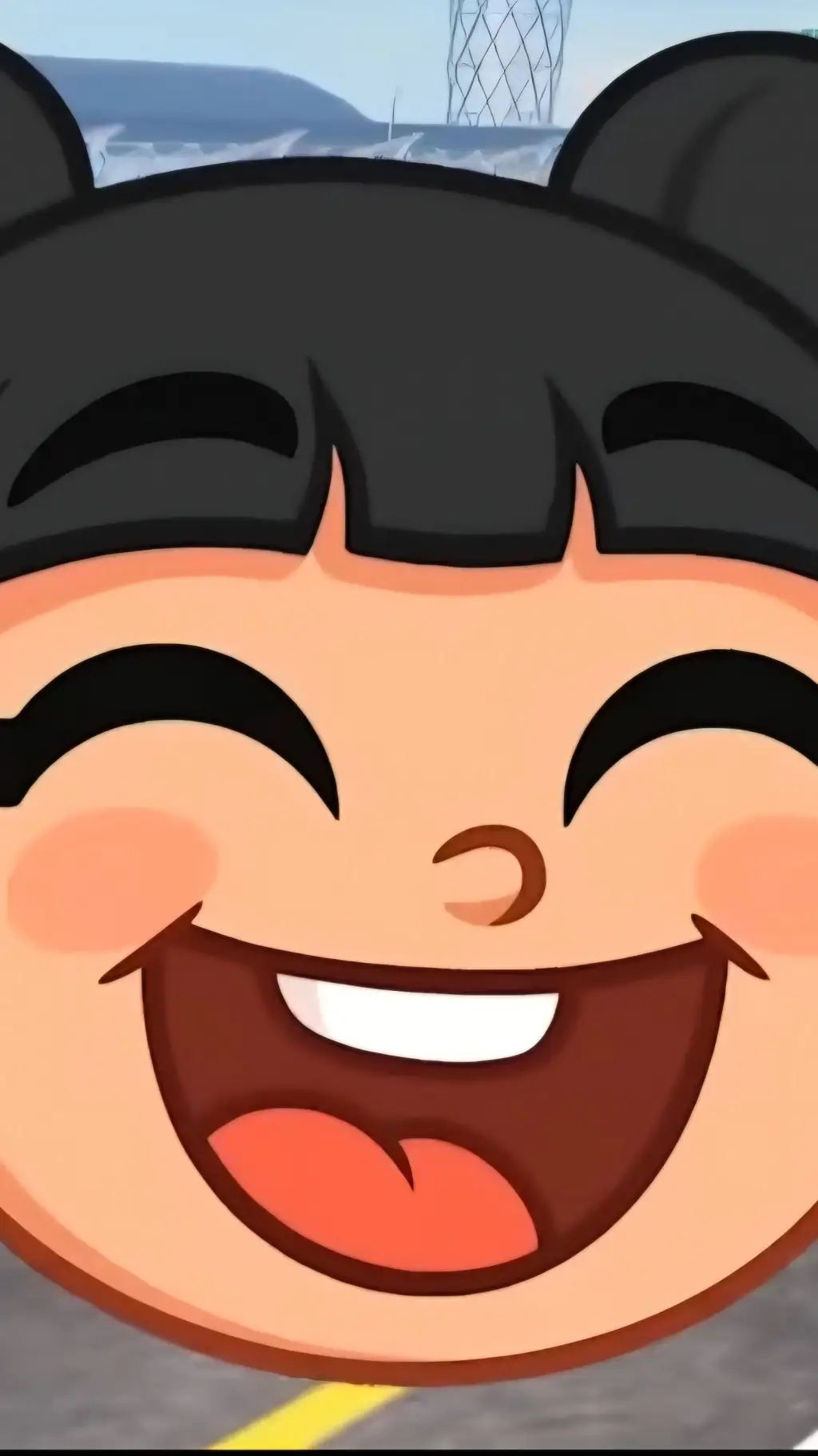 ai character: baby zoey  background