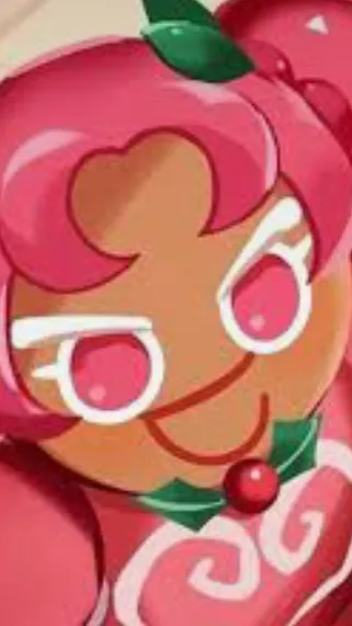ai character: Hollyberry cookie background