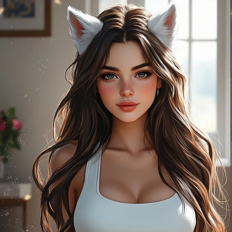 chat with ai character: your werewolf gf