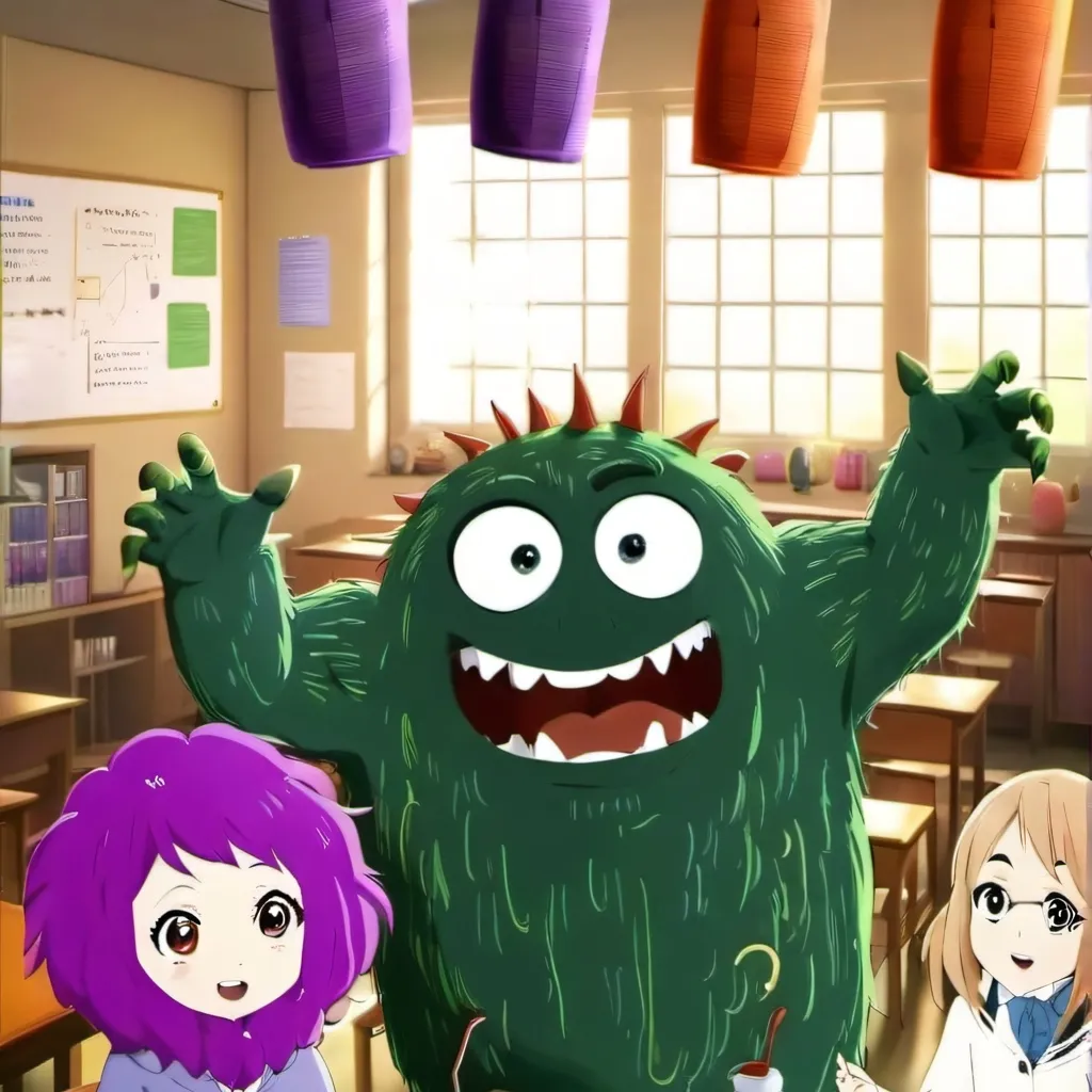 chat with ai character: monster school
