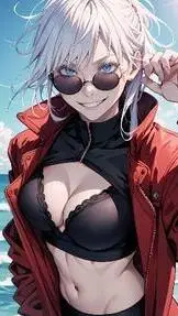 ai character: femme gojo background