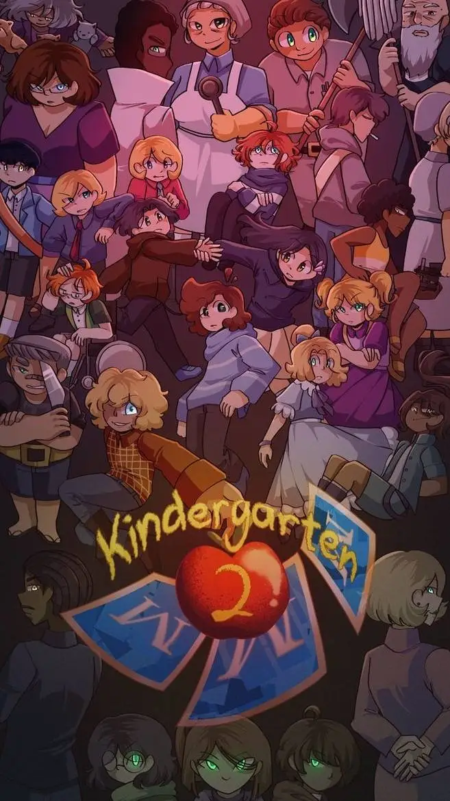 ai character: Kindergarten 2 background