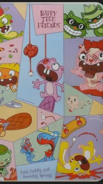ai character: Happy tree friends background