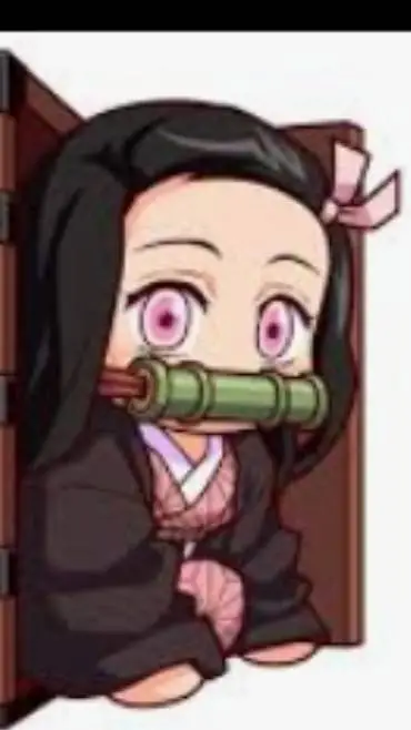 ai character: DEMON SLAYER BABY background