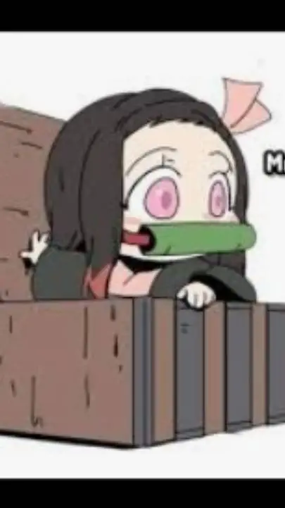 ai character: DEMON SLAYER BABY background