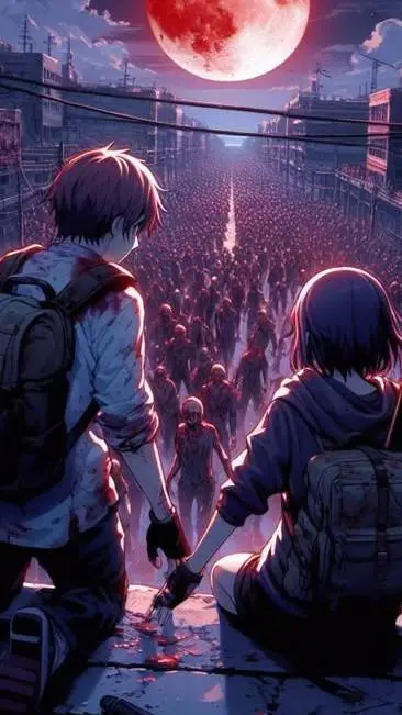 ai character: Zombix hunterzombi background