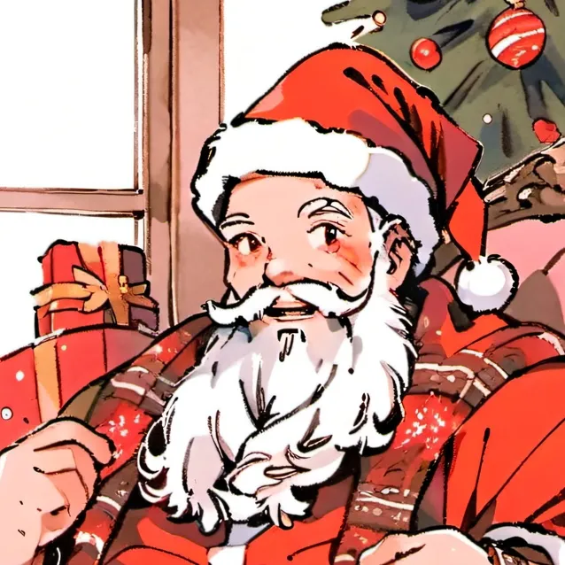 chat with ai character: sus Santa 