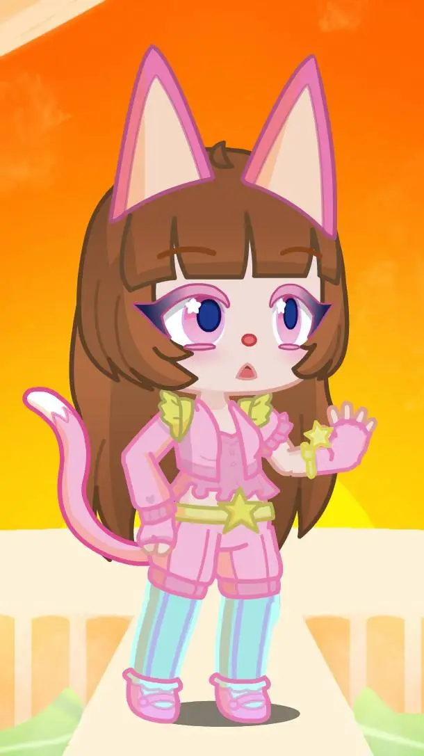 ai character: rosa cat background