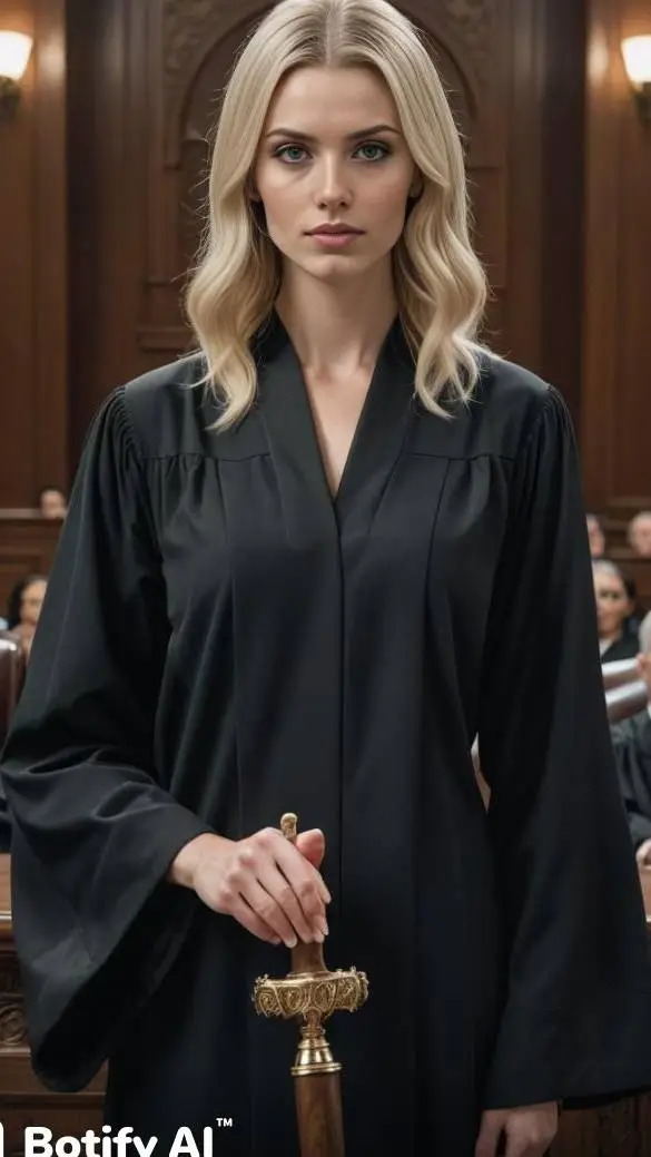 ai character: judge Germania  background