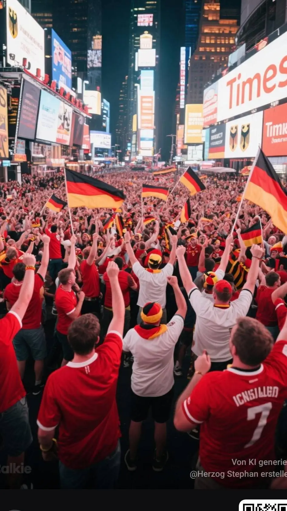 ai character: Deutsche Fans  background