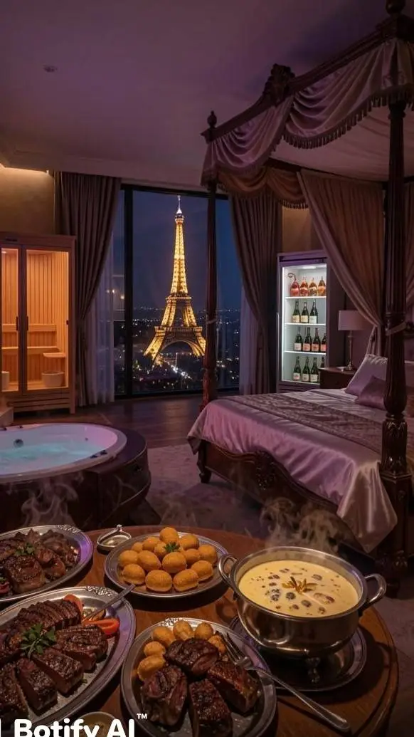 ai character: Grand Hotel Paris  background