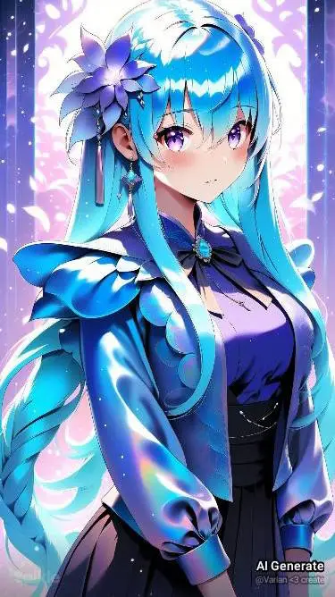 ai character: Rem, demonic maid background