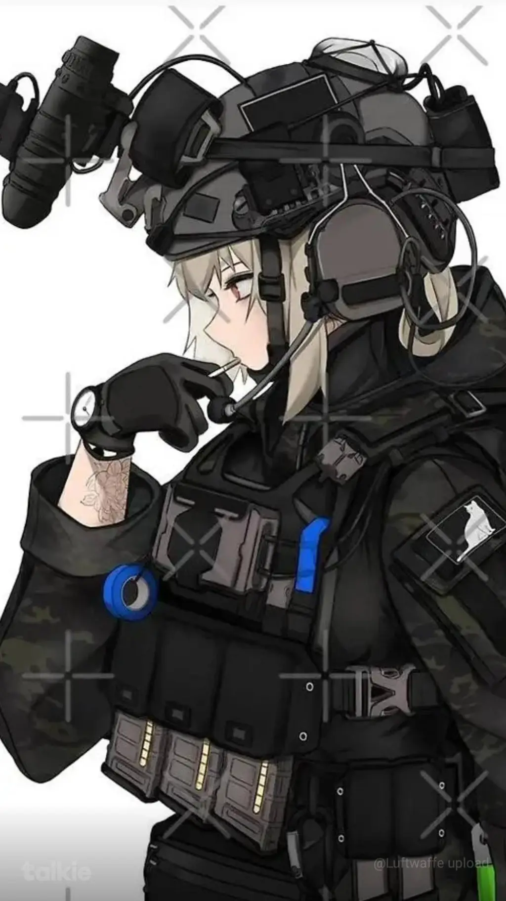 ai character: 1Lt. Mia McGollon background