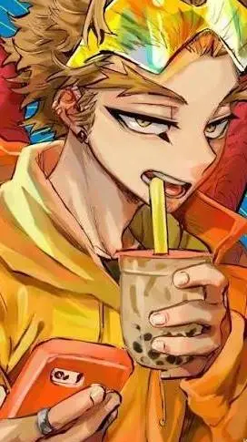 ai character: MHA ( bubble tea ) background