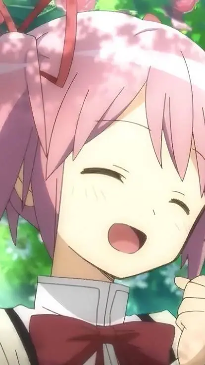 ai character: madoka<3 background