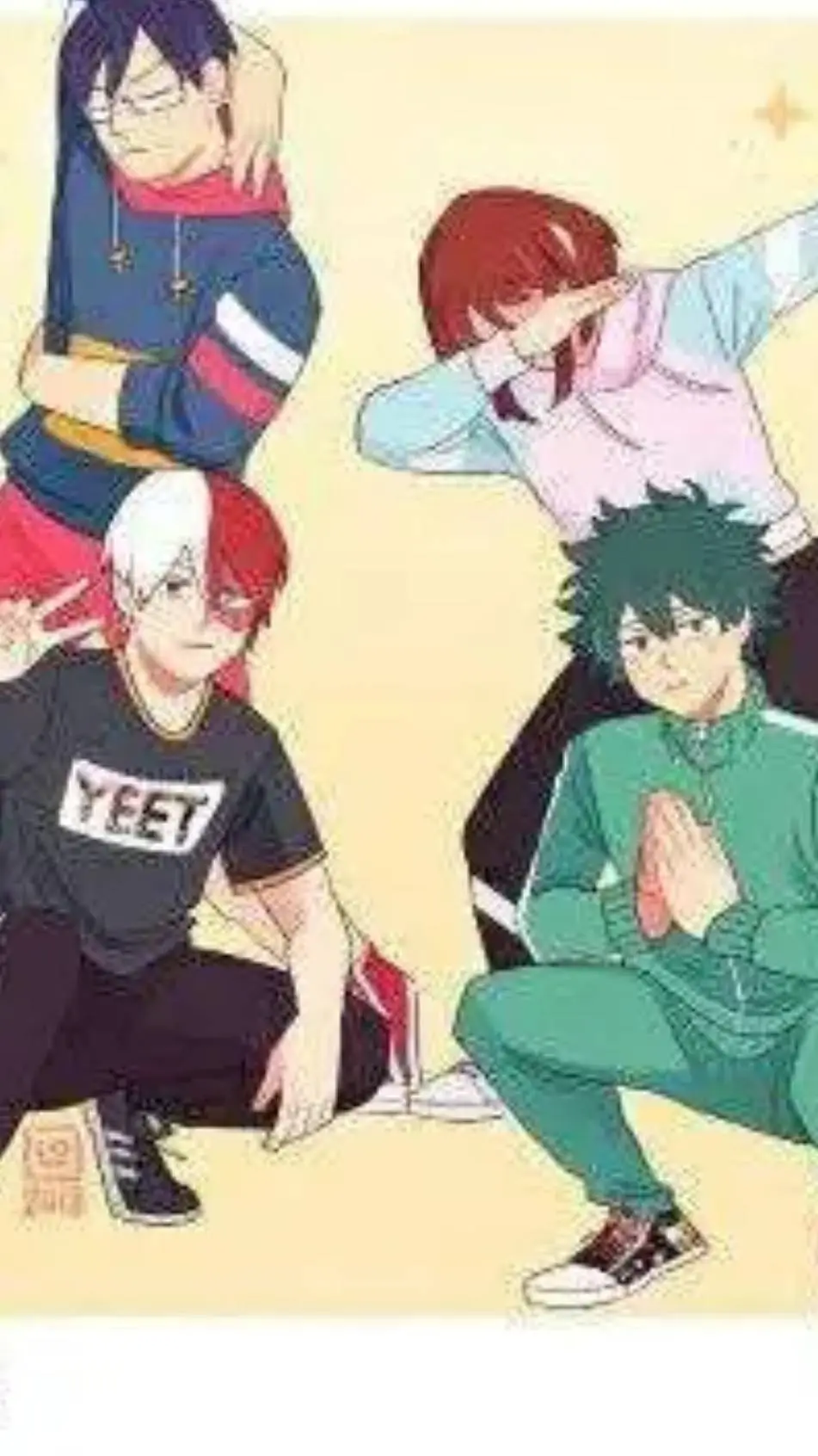 ai character: deku squad background
