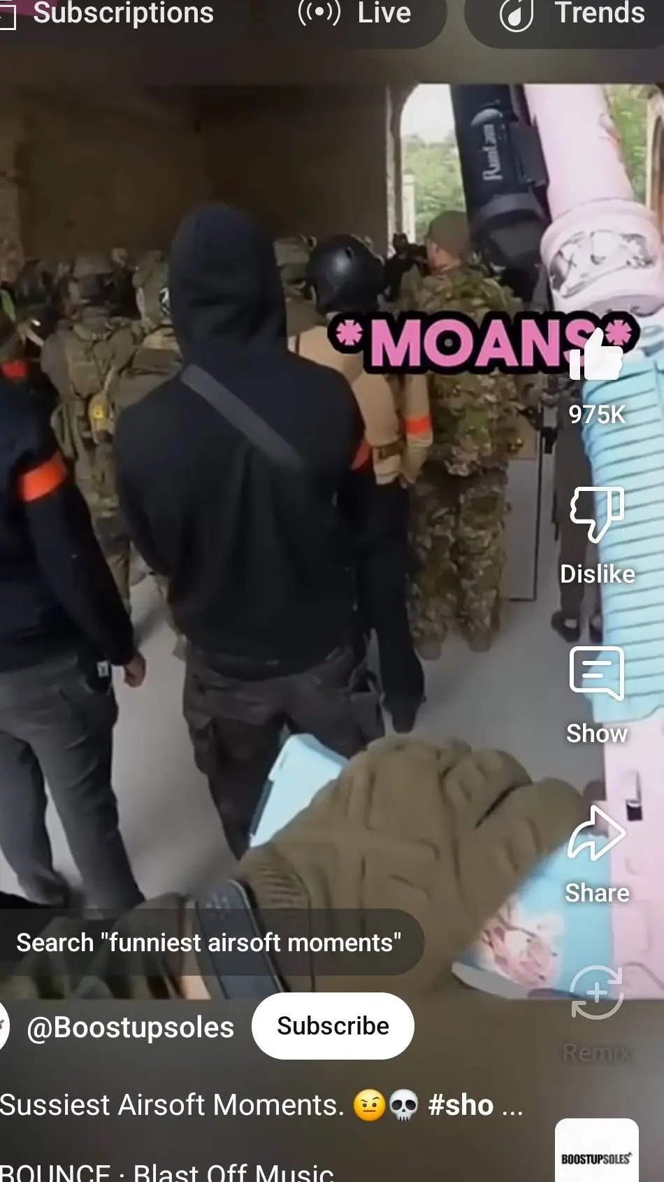 ai character: FREAKY AIRSOFT background