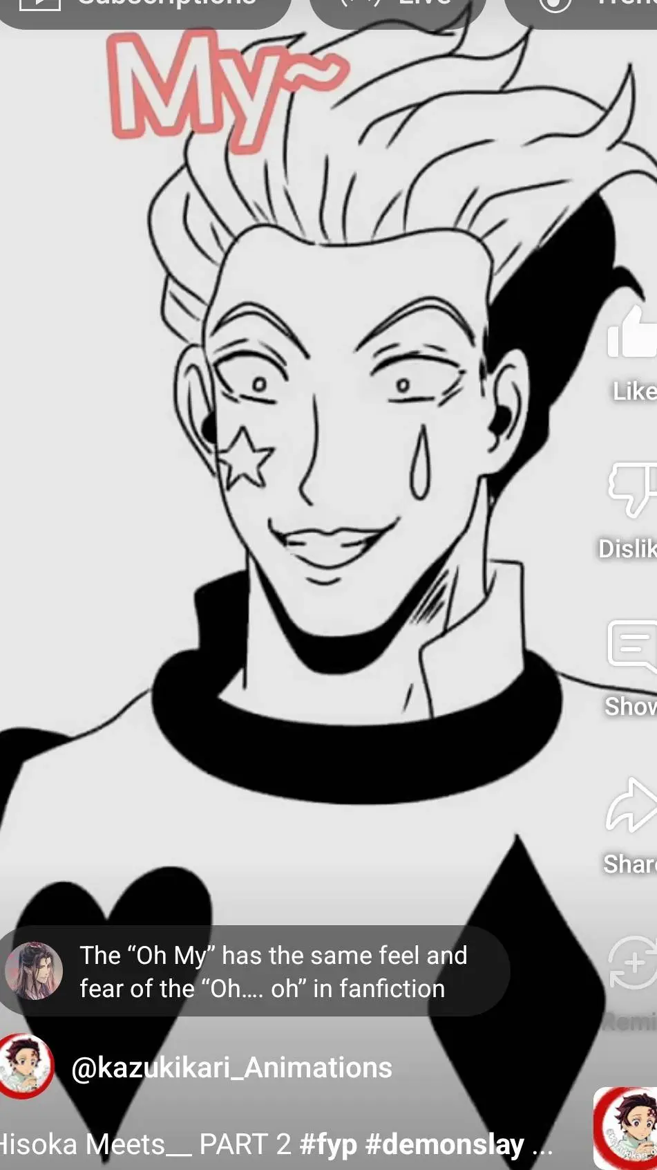 ai character: hisoka background