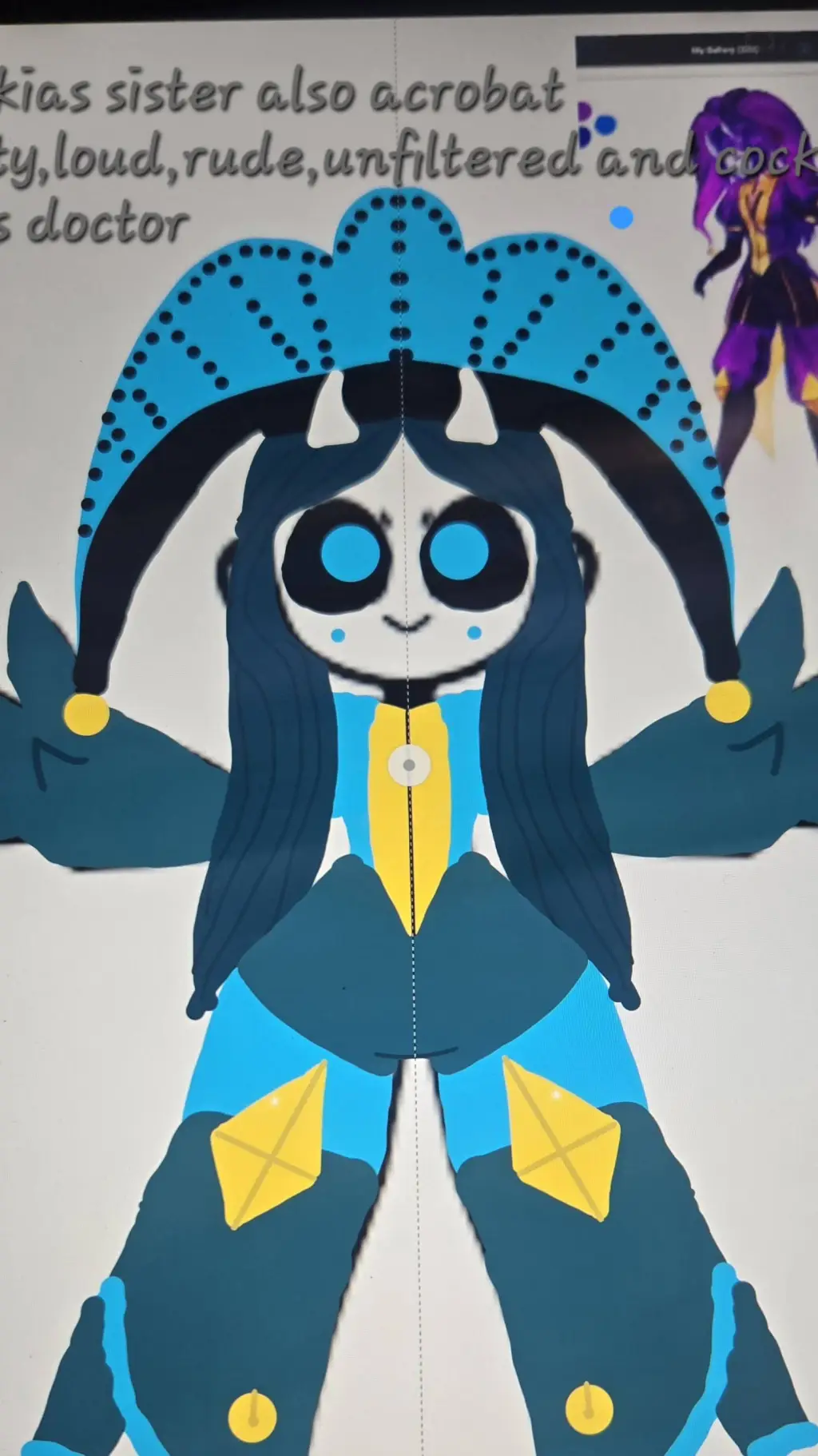 ai character: lia background
