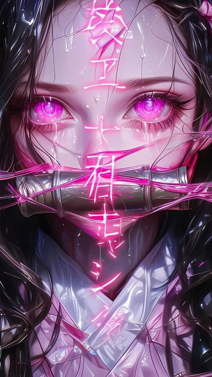 ai character: Nezuko background