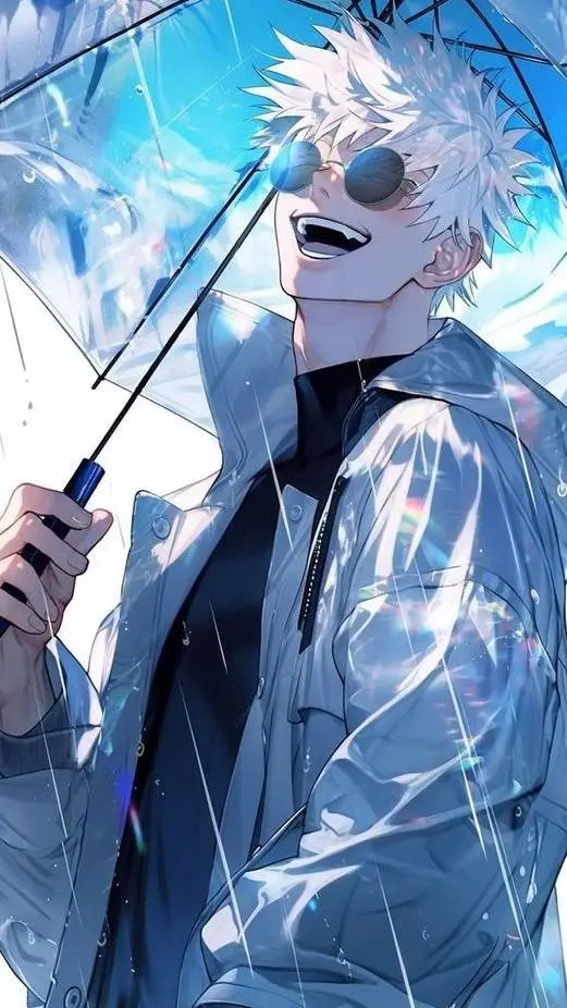ai character: saturo Gojo background
