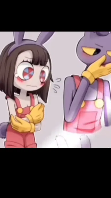 ai character: Pomni x Jax  background