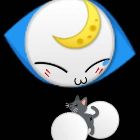 chat with ai character: luni💙⚪🌙