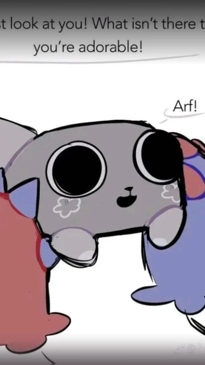 ai character: goob × pebble background