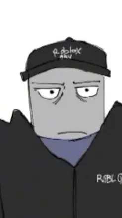 ai character: builderman  background