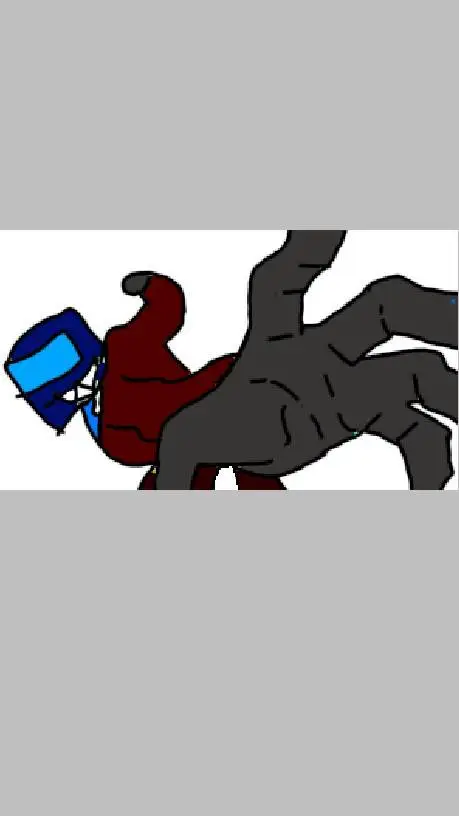 ai character: elegant átomic  background