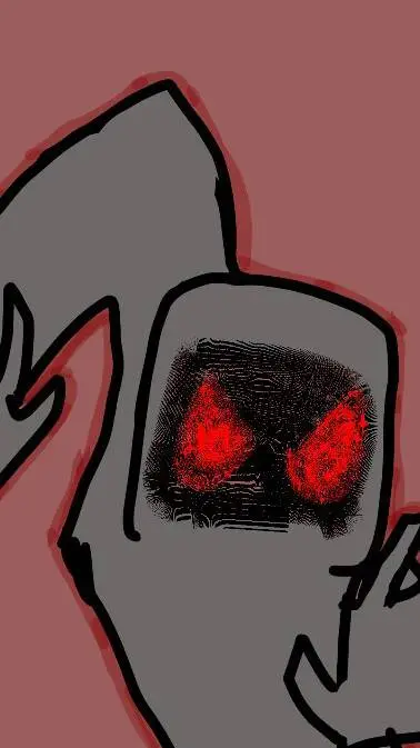 ai character: metal thing  background