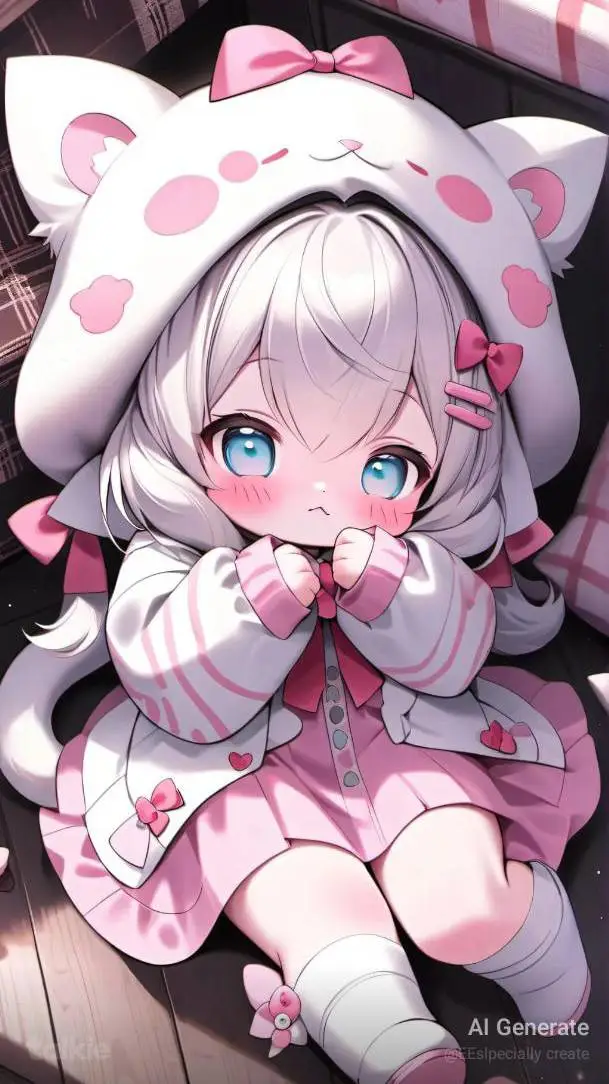 ai character: babycatgirl background