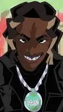 ai character: ynw melly  background