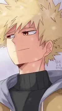 ai character: katsuki bakugo  background
