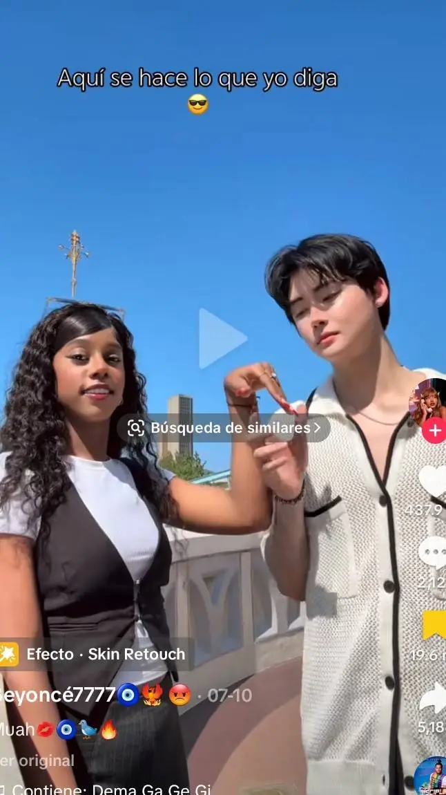 ai character: tu jin y Carlos  background