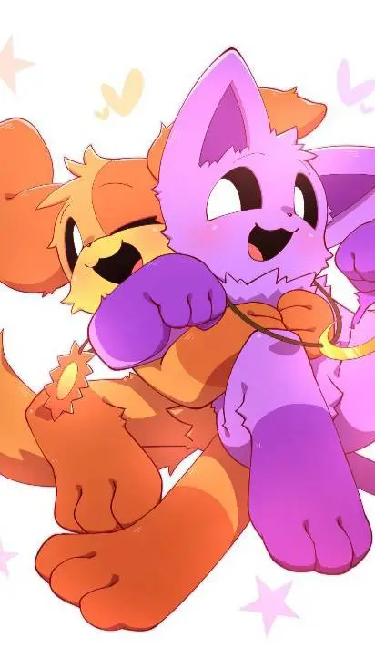 ai character: cat nap x dog day  background