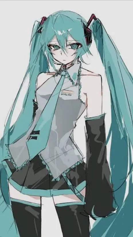 ai character: Hatsune Miku background