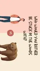 ai character: question background