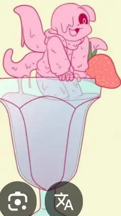 ai character: strawberry sans background