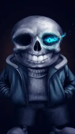 ai character: sans coma background