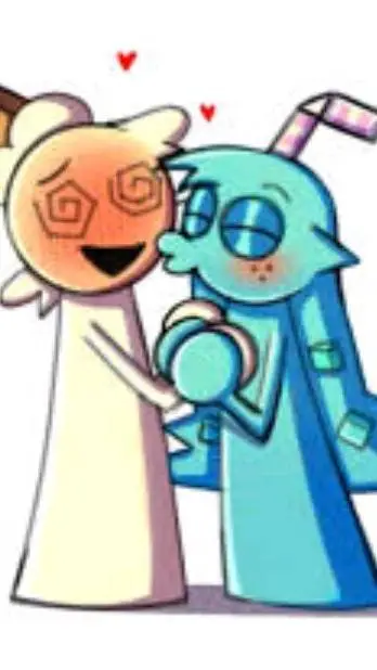 ai character: aqua x creamy background
