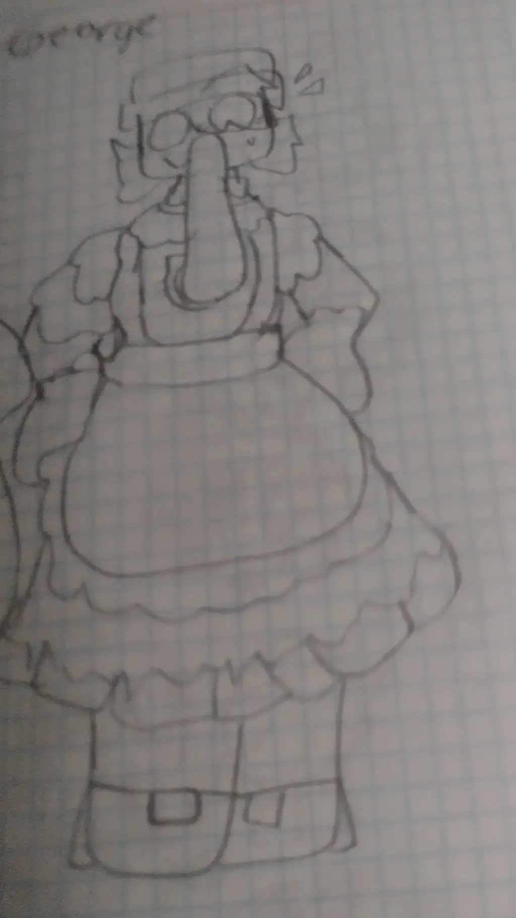 ai character: George maid background