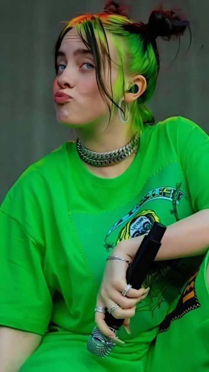 ai character: Billie Eilish background
