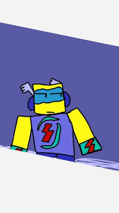 ai character: Roblox Speedy noob background
