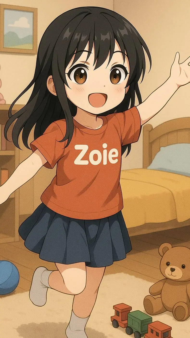 ai character: Zoie  background