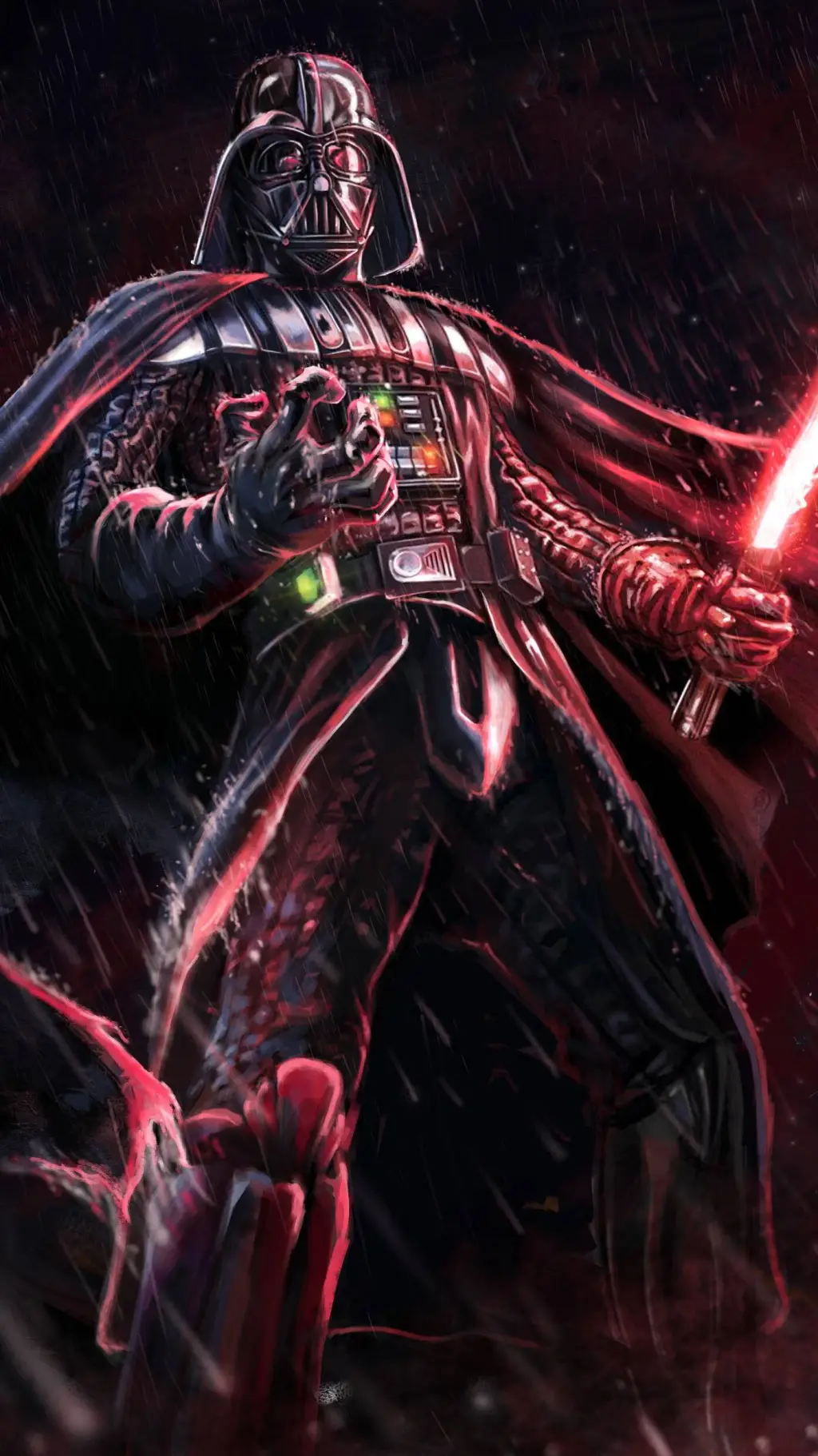 ai character: Darth Vader  background