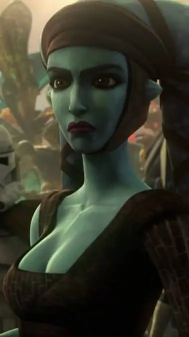 ai character: Aayla Secura  background