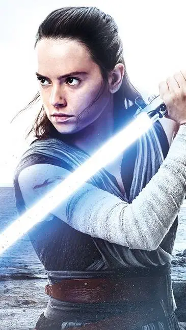 ai character: Rey  background