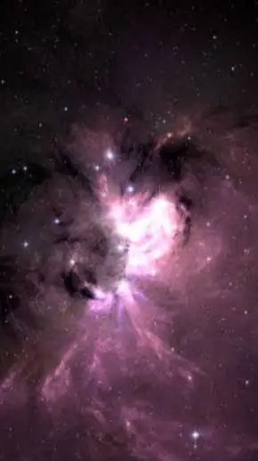 ai character: Lyra The Nebula background